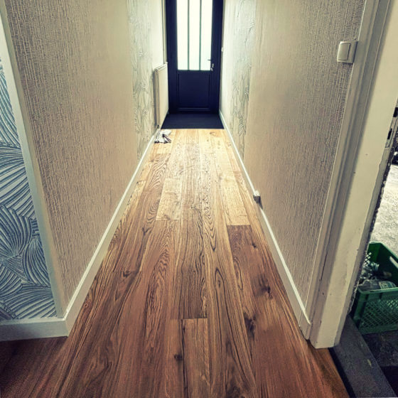 Parquet en bois de chêne huile naturelle à Lorient
