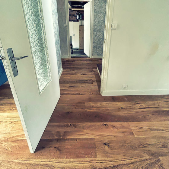 Parquet en bois de chêne huile naturelle à Lorient