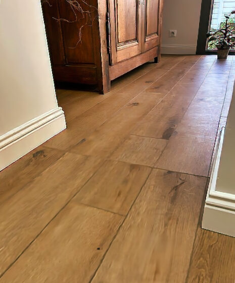 Pose du parquet type vinyl avec suivi de chantier secteur de Quéven
