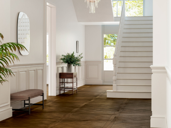 Parquet design Cabanni Cezanne Rustic Light Aged style Versailles - Décobois
