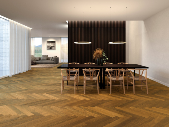 Parquet design Cabanni Monet Rustic Light Aged Baton -Décobois