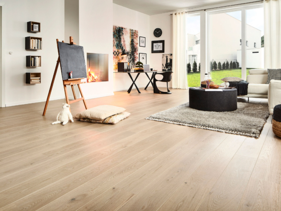 Parquet lames larges Cabanni Desert Rustic Light Designer - Décobois