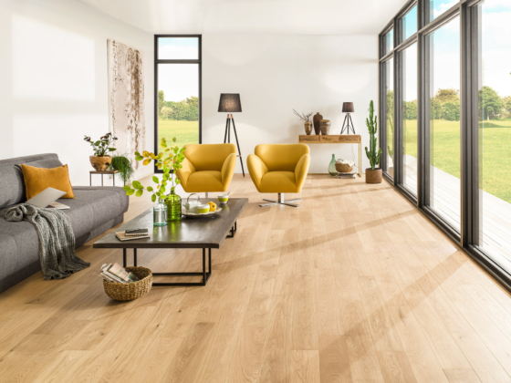 Parquet lames larges Cabanni Essence Rustic Light Premier - Décobois